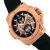 Reign Commodus Automatic Leather - Band Skeleton Watch - Bundle Bus