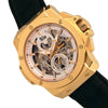Reign Commodus Automatic Leather - Band Skeleton Watch - Bundle Bus