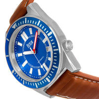 Reign Francis Automatic Leather - Band Watch with Date - Bundle Bus