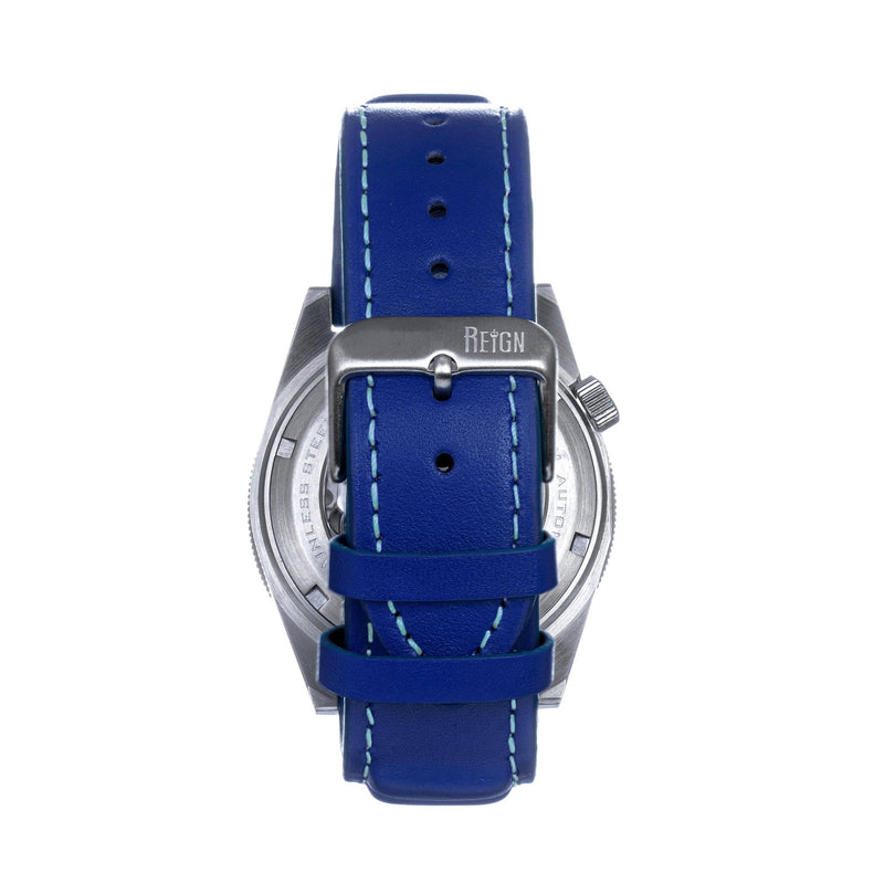 Reign Francis Automatic Leather - Band Watch with Date - Bundle Bus