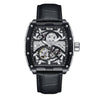 Reign Olympia Automatic Semi - Skeleton Leather - Band Watch - Bundle Bus