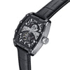 Reign Olympia Automatic Semi - Skeleton Leather - Band Watch - Bundle Bus