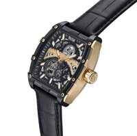 Reign Olympia Automatic Semi - Skeleton Leather - Band Watch - Bundle Bus
