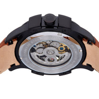 Reign Solstice Automatic Leather - Band Skeleton Watch - Bundle Bus
