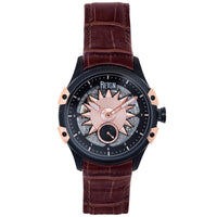 Reign Solstice Automatic Leather - Band Skeleton Watch - Bundle Bus