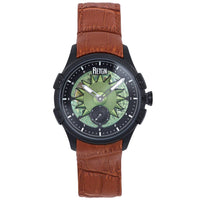 Reign Solstice Automatic Leather - Band Skeleton Watch - Bundle Bus
