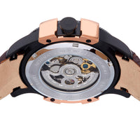 Reign Solstice Automatic Leather - Band Skeleton Watch - Bundle Bus