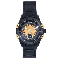 Reign Solstice Automatic Leather - Band Skeleton Watch - Bundle Bus