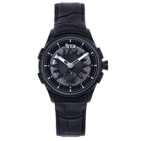 Reign Solstice Automatic Leather - Band Skeleton Watch - Bundle Bus
