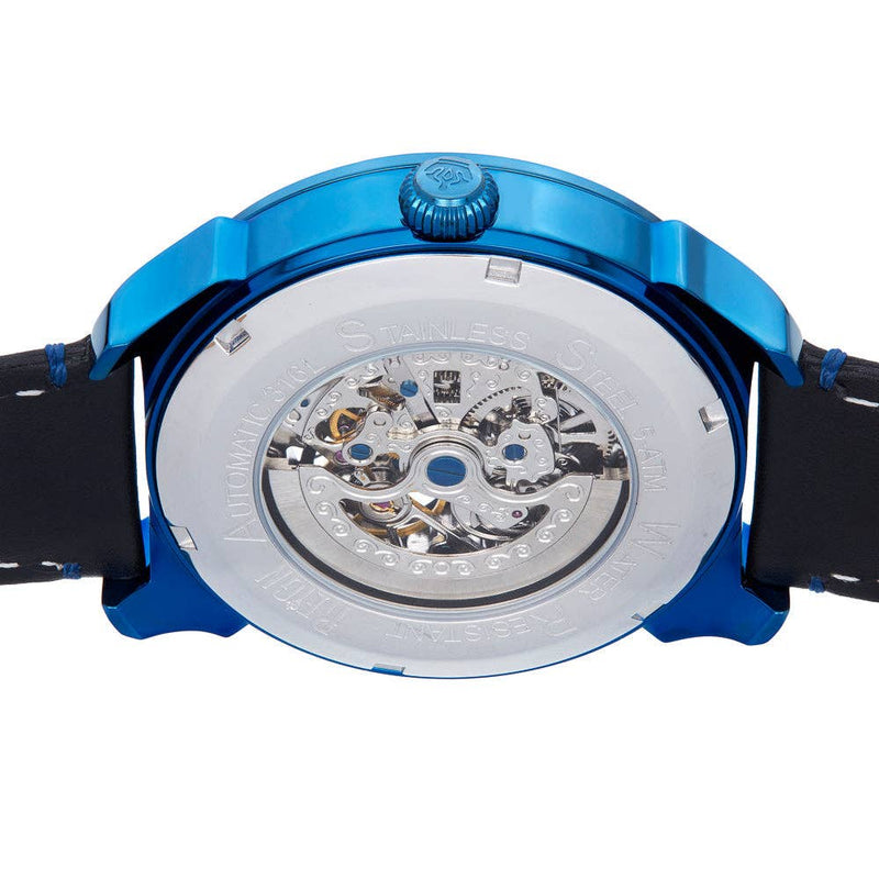 Reign Weston Automatic Leather - Band Skeleton Watch - Bundle Bus