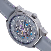 Reign Weston Automatic Leather - Band Skeleton Watch - Bundle Bus