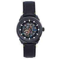 Reign Weston Automatic Leather - Band Skeleton Watch - Bundle Bus