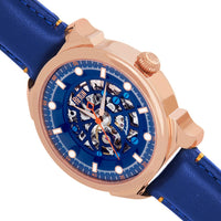 Reign Weston Automatic Leather - Band Skeleton Watch - Bundle Bus
