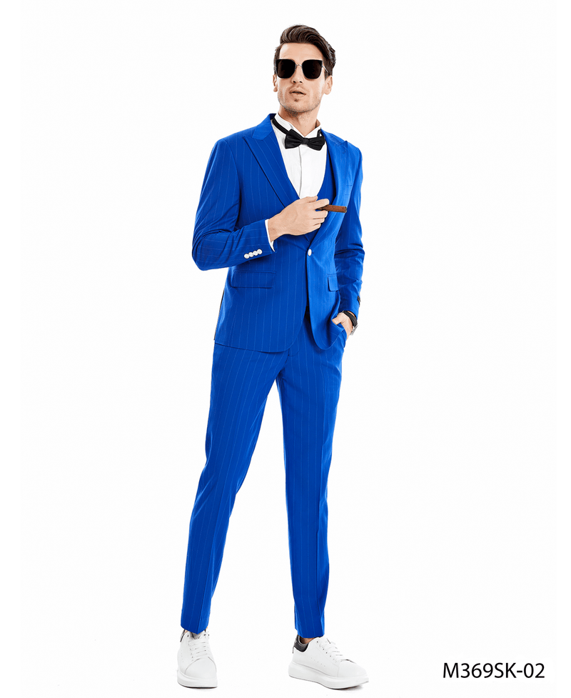 Royal Blue Mens - suit - Bundle Bus