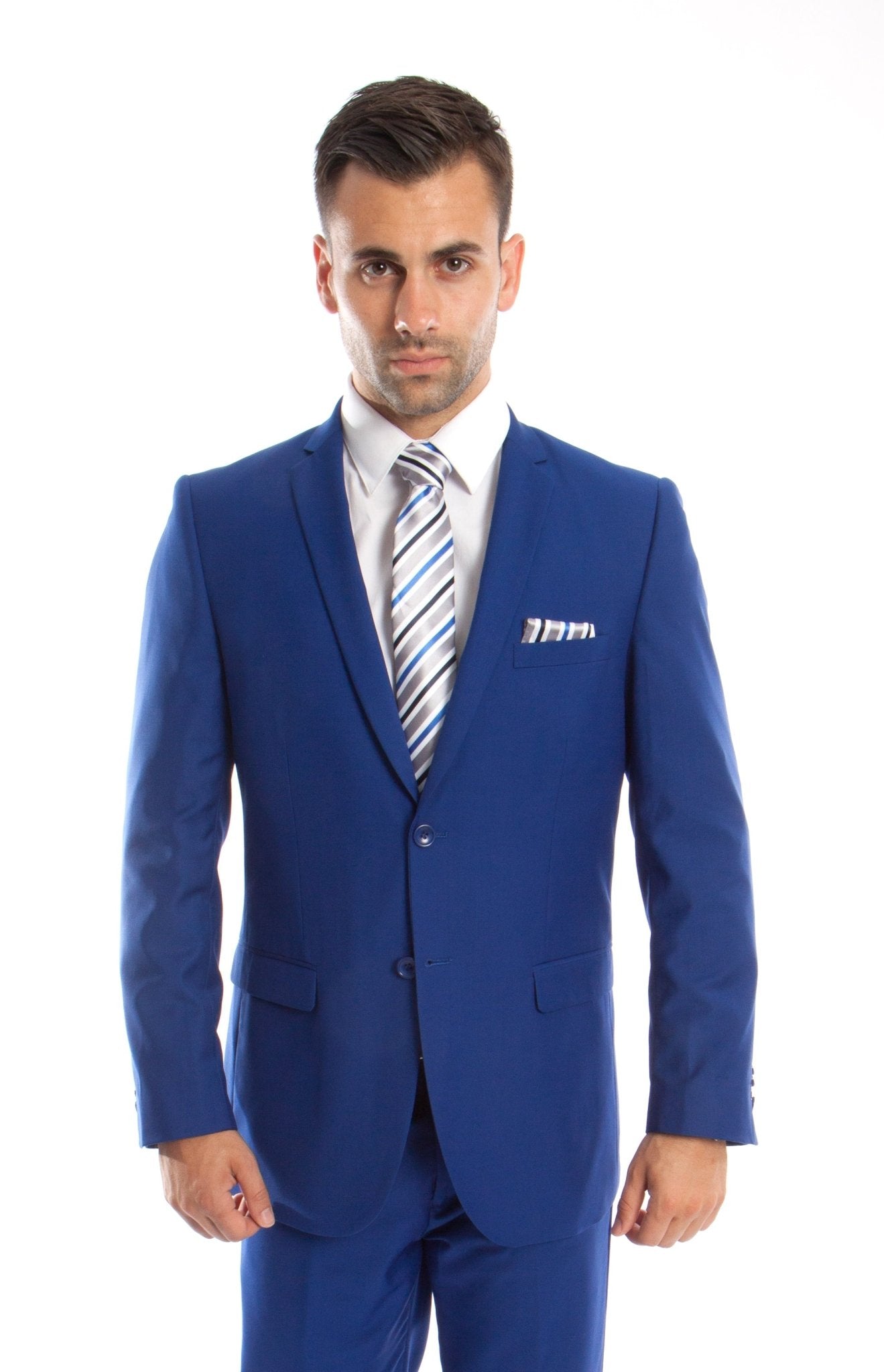 Royal Blue Slim Fit 2 - PC Suits - Bundle Bus