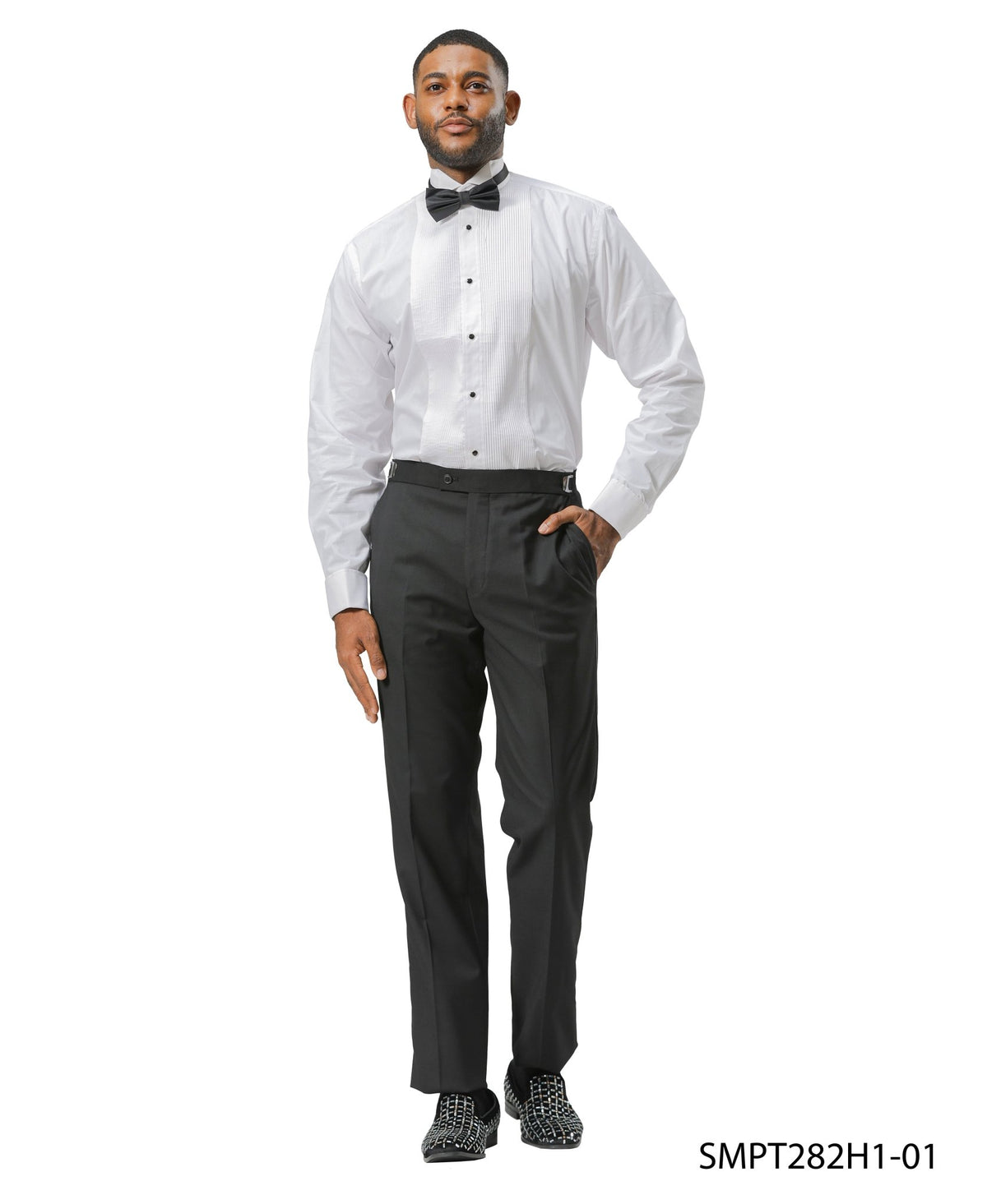 Solid Tuxedo Dress Pants By Stacy Adams - Bundle Bus