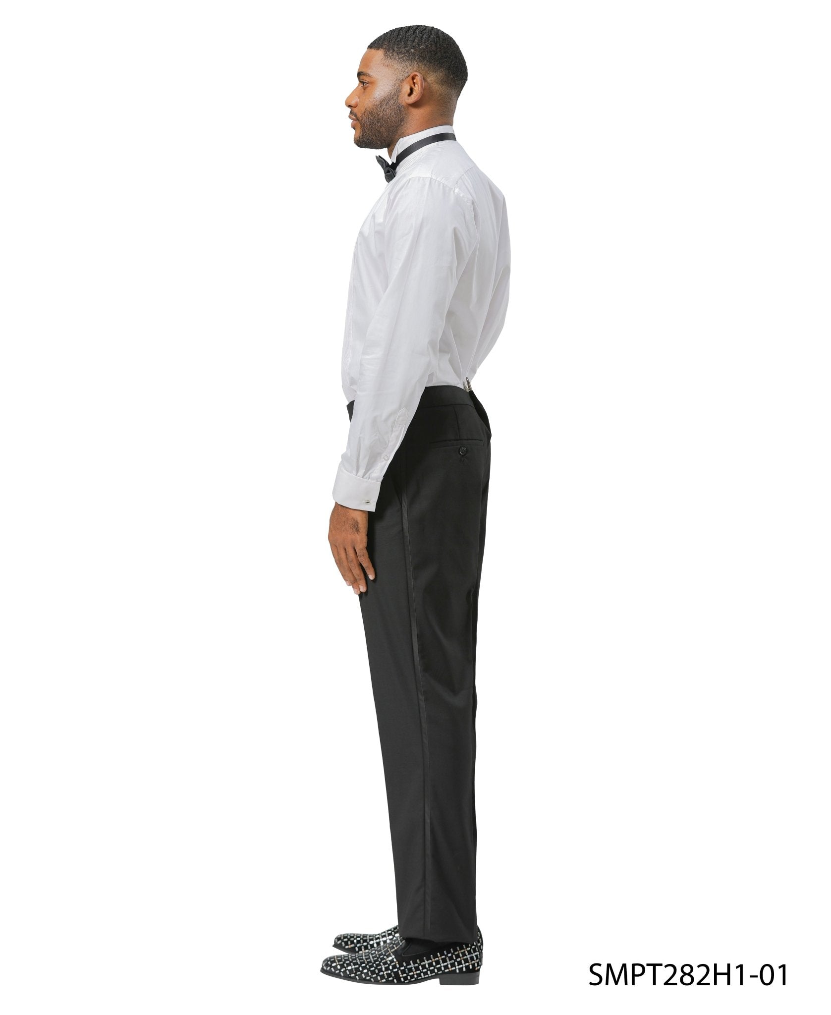 Solid Tuxedo Dress Pants By Stacy Adams - Bundle Bus