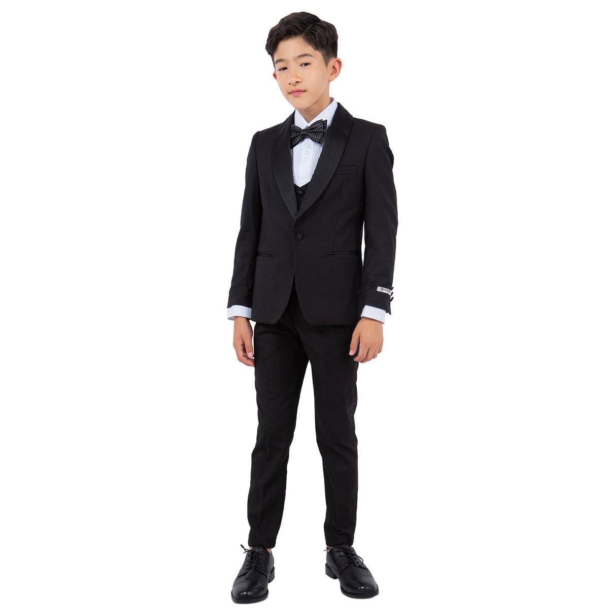 Stacy Adams Black 5 pc Tuxedo - Bundle Bus