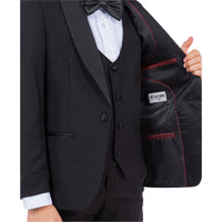 Stacy Adams Black 5 pc Tuxedo - Bundle Bus