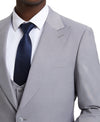 Stacy Adams Hybrid Fit U - Shaped Vested Suit, Grey - Bundle Bus