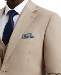 Stacy Adams Hybrid - Fit Vested Suit, Almond Latte - Bundle Bus