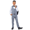 Stacy Adams Medium Grey 5 pc Tuxedo - Bundle Bus