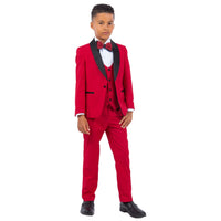 Stacy Adams Red 5 pc Tuxedo - Bundle Bus