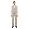 Tan Zegarie Suit Separates Solid Men's Vests For Men - Bundle Bus