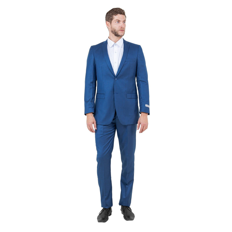 Tazzio Mens - suit 2 - PC Sharkskin Slim Fit - Bundle Bus