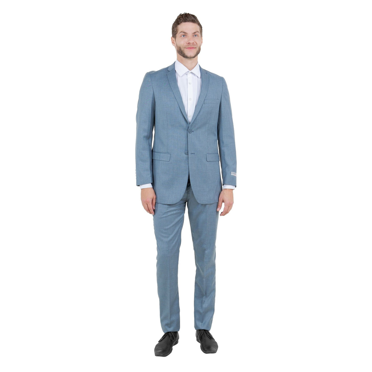 Tazzio Mens - suit 2 - PC Sharkskin Slim Fit - Bundle Bus