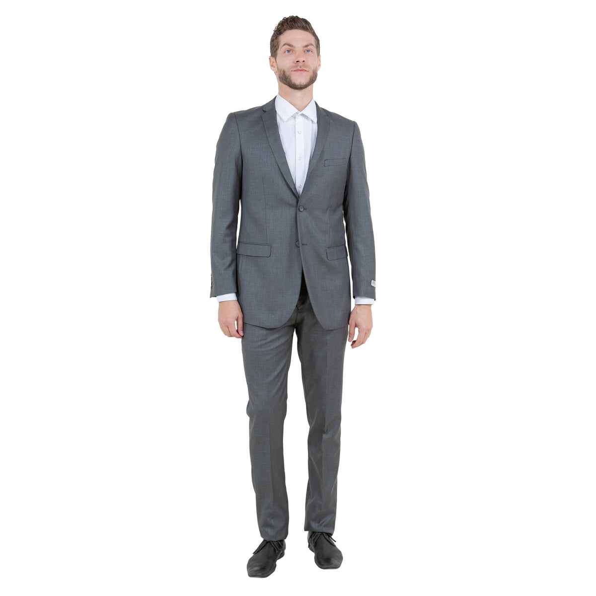 Tazzio Mens - suit 2 - PC Sharkskin Slim Fit - Bundle Bus