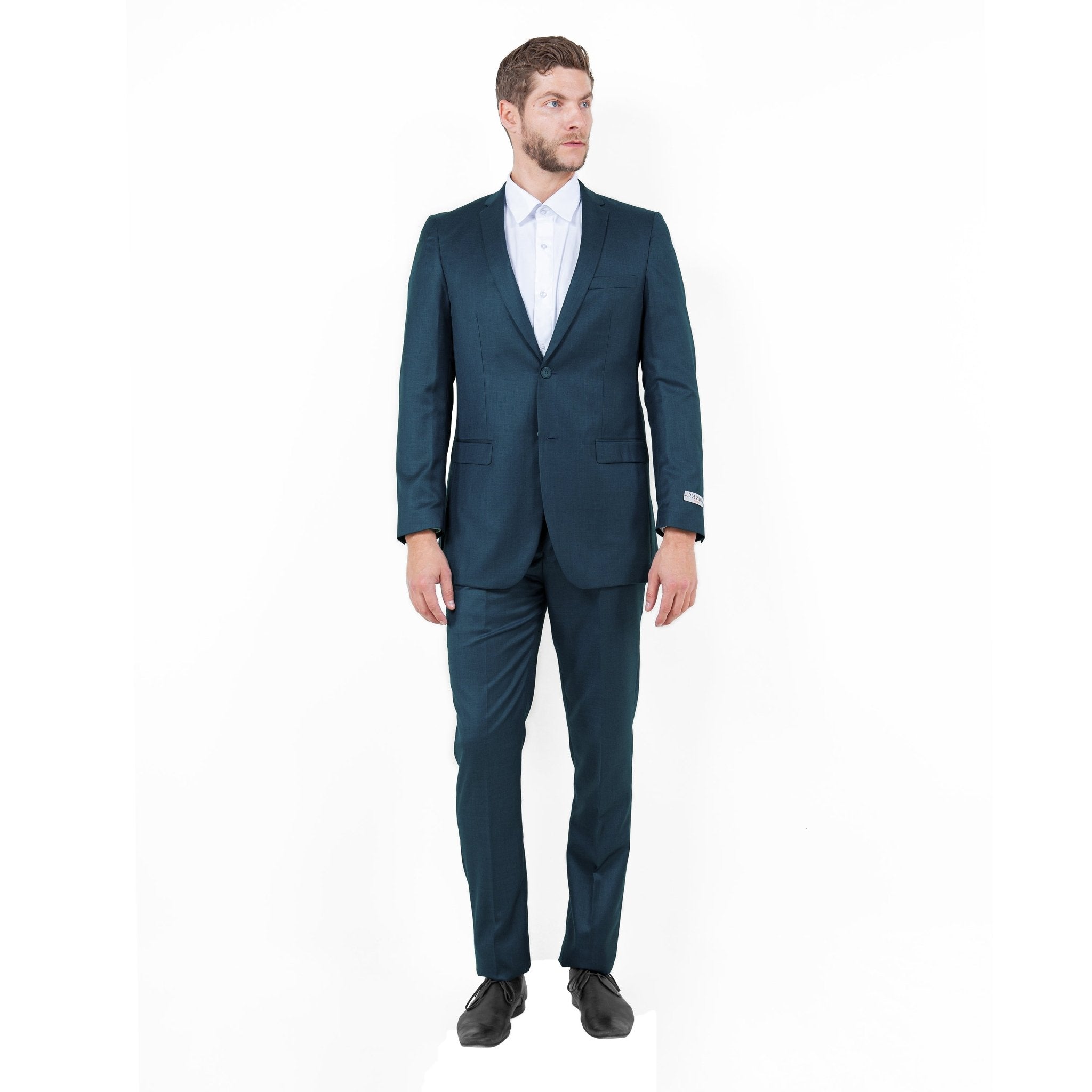 Tazzio Mens - suit 2 - PC Sharkskin Slim Fit - Bundle Bus