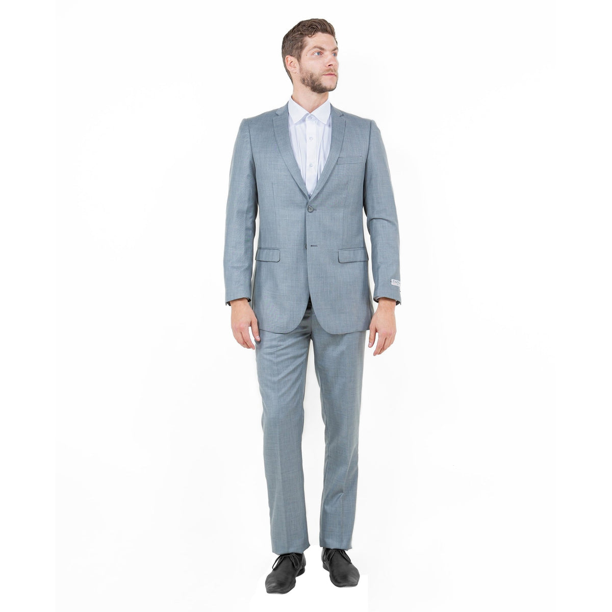 Tazzio Mens - suit 2 - PC Sharkskin Slim Fit - Bundle Bus