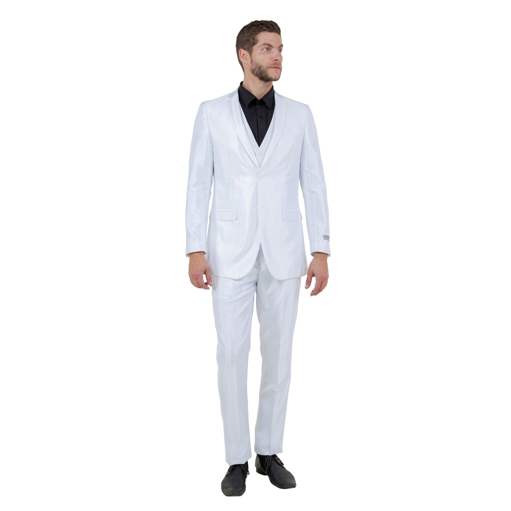 Tazzio Mens - suit 3 - PC Sharkskin Slim Fit - Bundle Bus