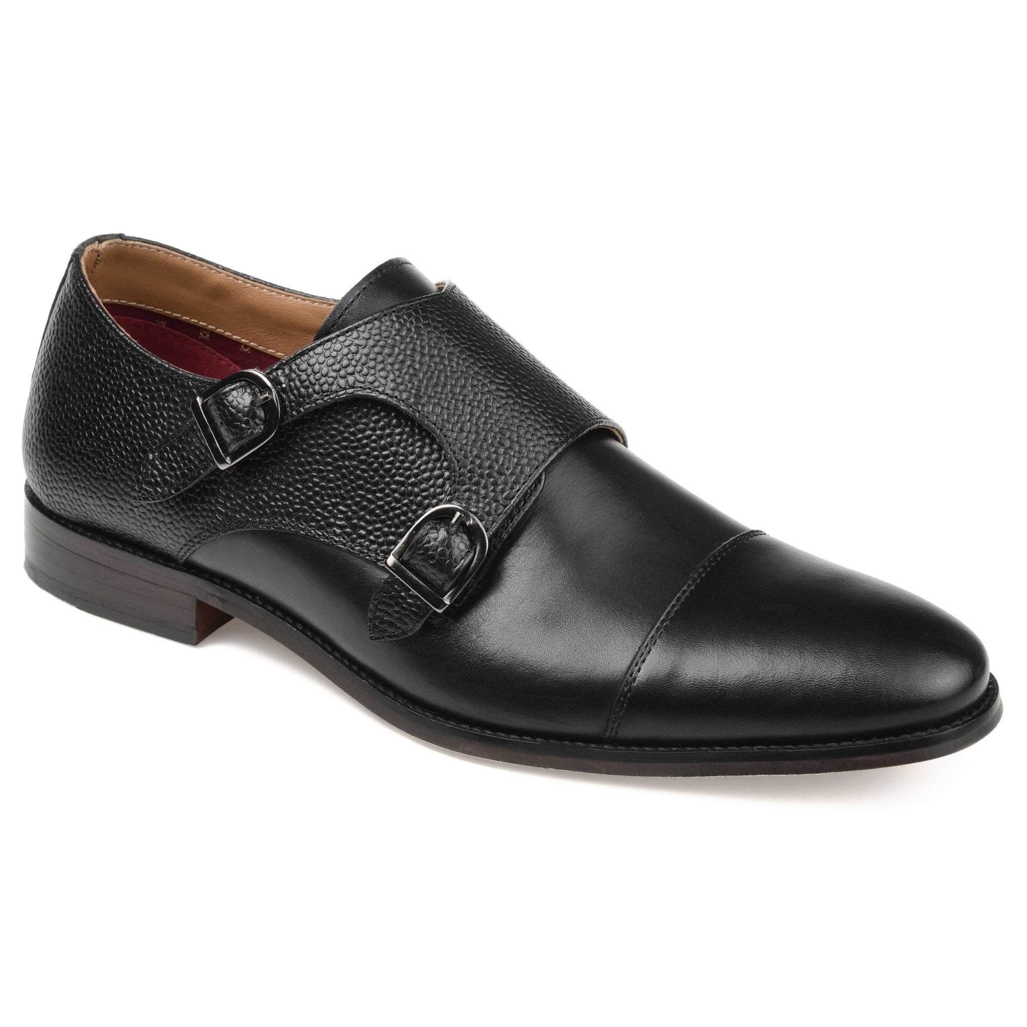 Thomas & Vine Calvin Double Monk Strap Dress Shoe - Bundle Bus