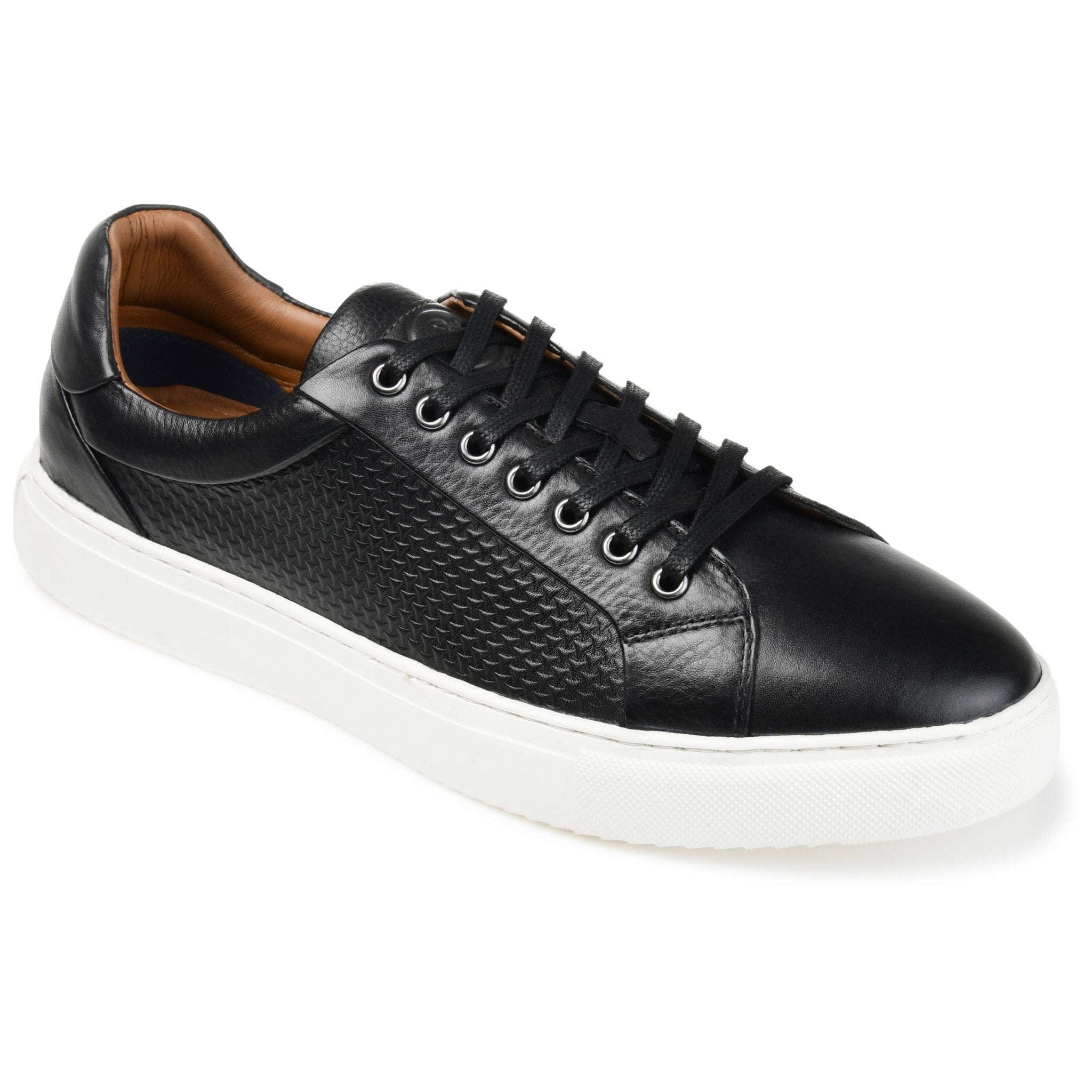 Thomas & Vine Canton Embossed Leather Sneaker - Bundle Bus