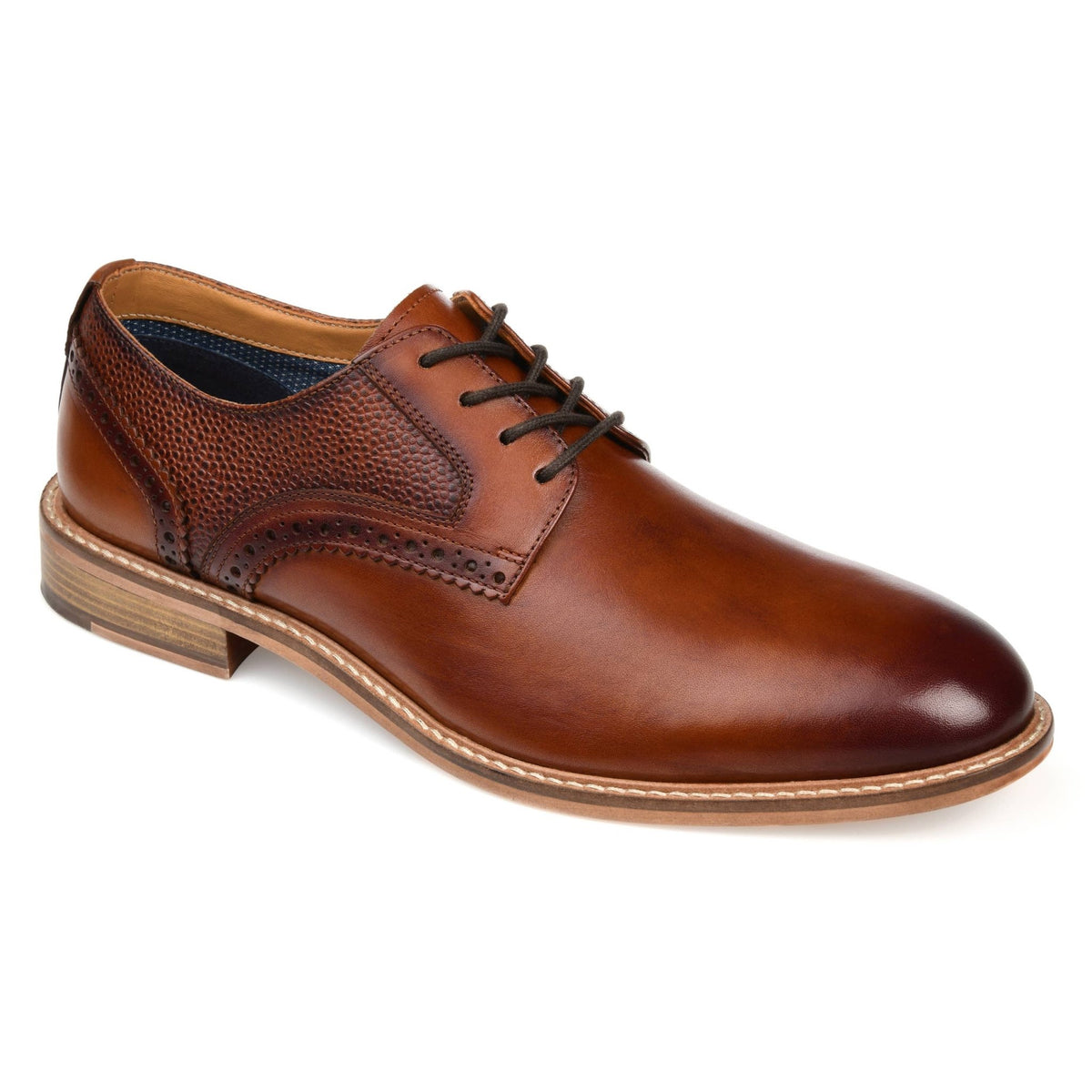 THOMAS & VINE - Clayton Plain Toe Brogue Derby - Bundle Bus