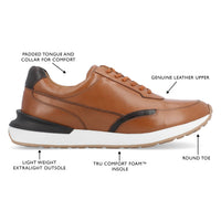 Thomas & Vine Lowe Casual Leather Sneaker - Bundle Bus
