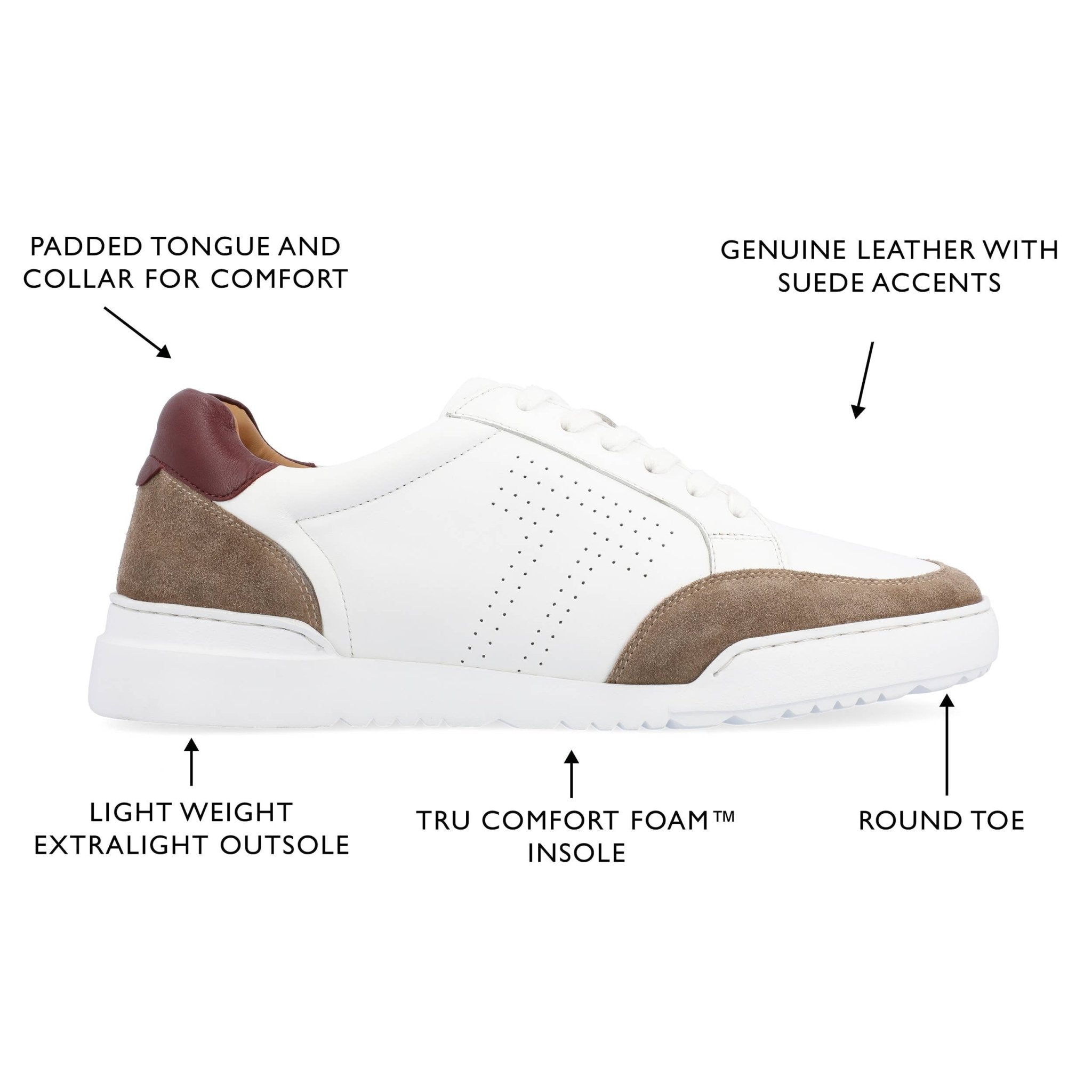Thomas & Vine Roderick Casual Leather Sneaker - Bundle Bus