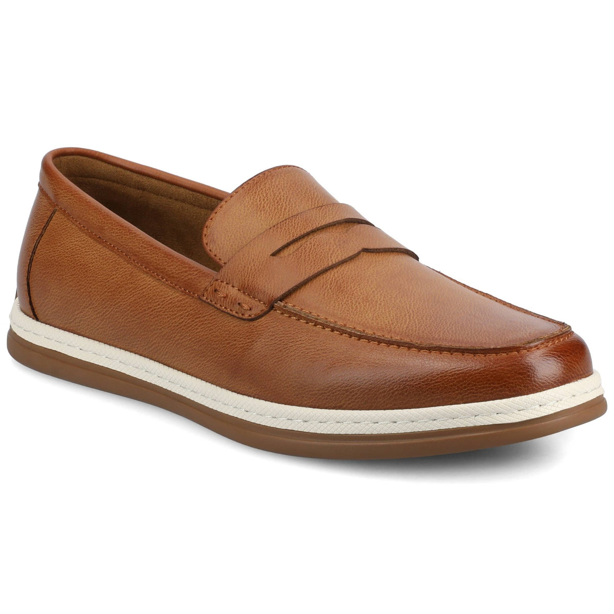 Vance Brantley Casual Slip - on Perforated Penny Loafer - Bundle Bus