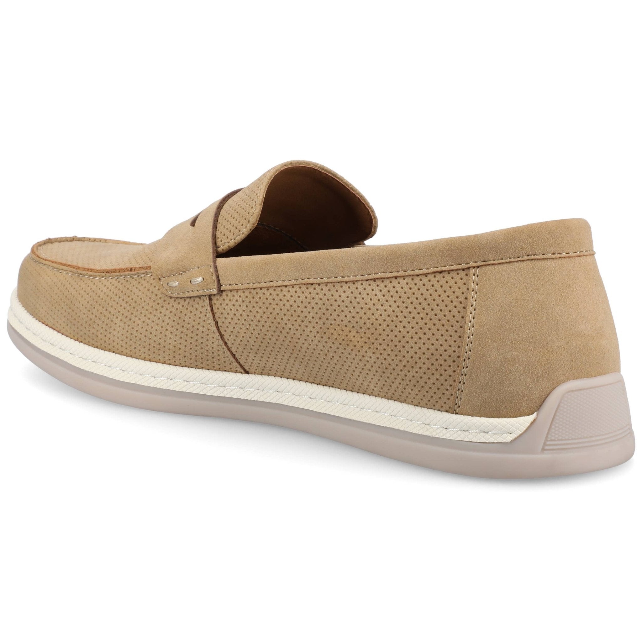 Vance Brantley Casual Slip - on Perforated Penny Loafer - Bundle Bus