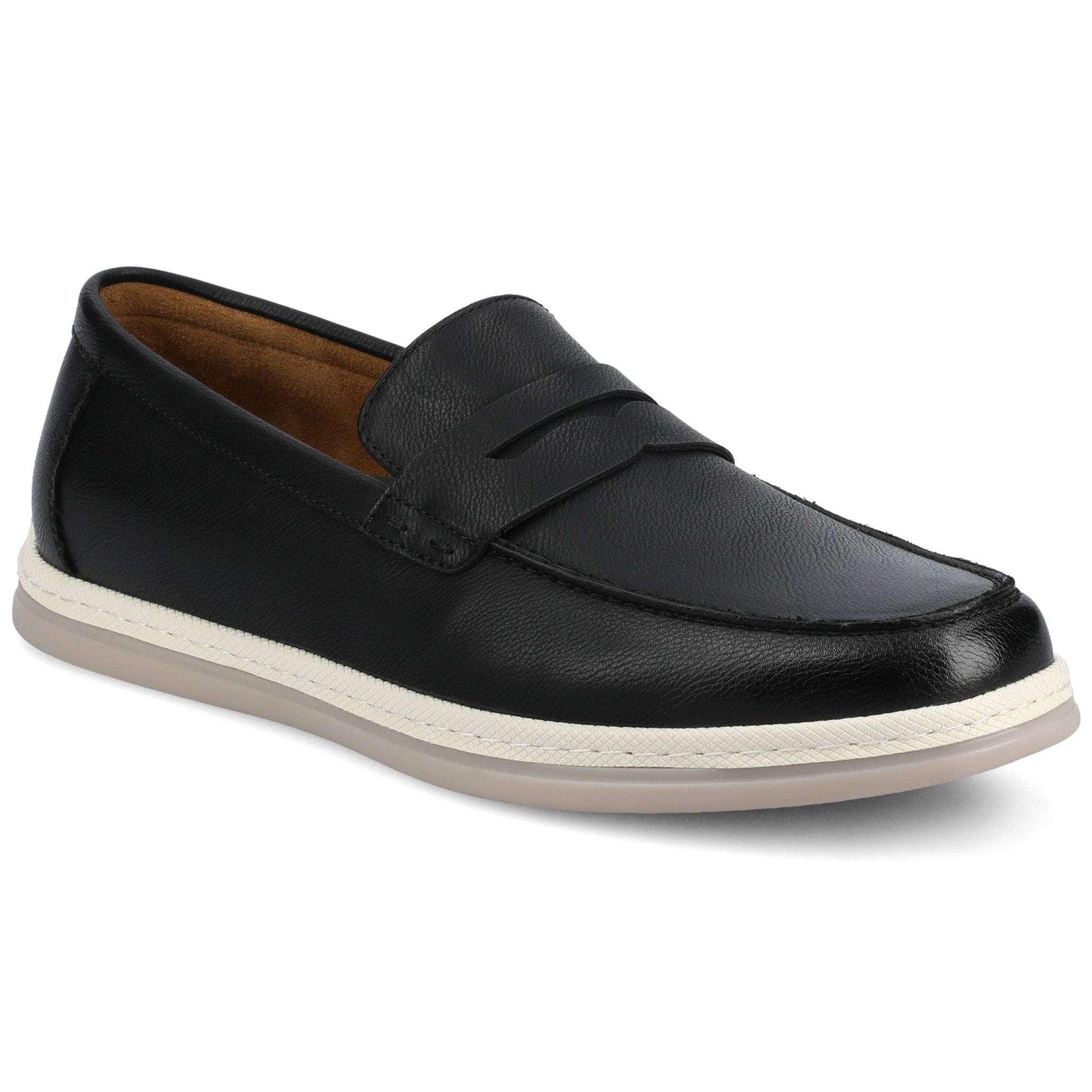 Vance Brantley Casual Slip - on Perforated Penny Loafer - Bundle Bus