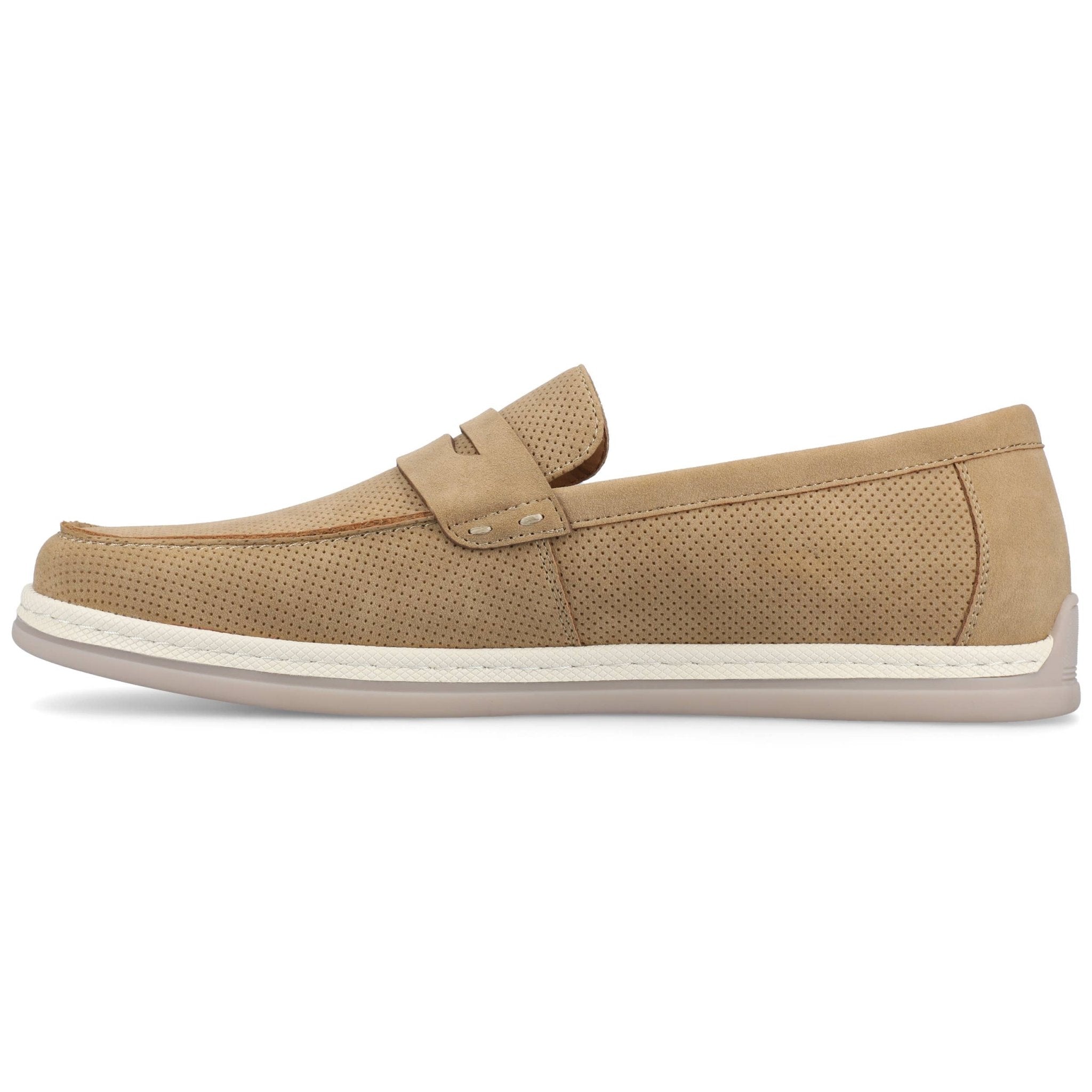Vance Brantley Casual Slip - on Perforated Penny Loafer - Bundle Bus