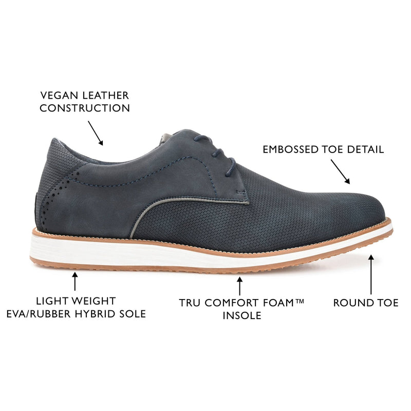 Vance Co. Blaine Embossed Casual Dress Shoe - Bundle Bus