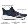 Vance Co. Brewer Knit Athleisure Sneaker - Bundle Bus