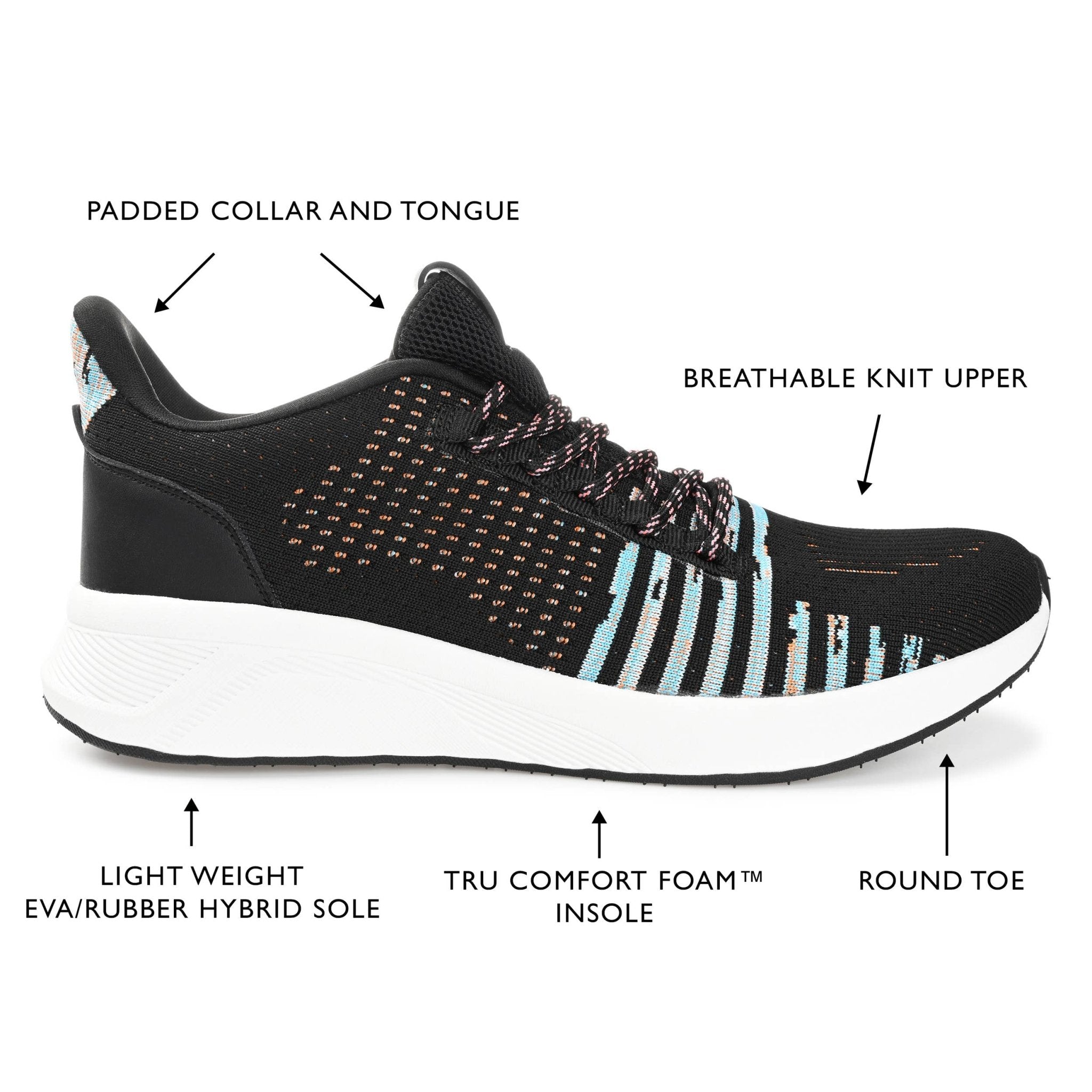 Vance Co. Brewer Knit Athleisure Sneaker - Bundle Bus