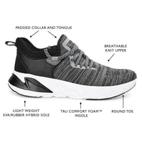Vance Co. Gibbs Knit Athleisure Sneaker - Bundle Bus