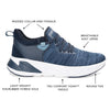 Vance Co. Gibbs Knit Athleisure Sneaker - Bundle Bus