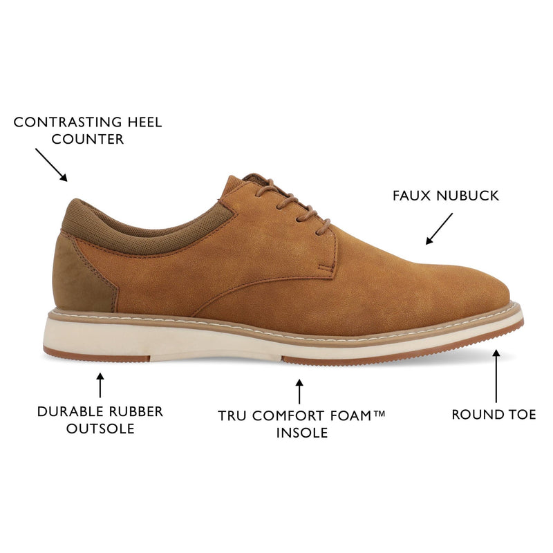 Vance Co. Hodges Plain Toe Hybrid Dress Shoe - Bundle Bus