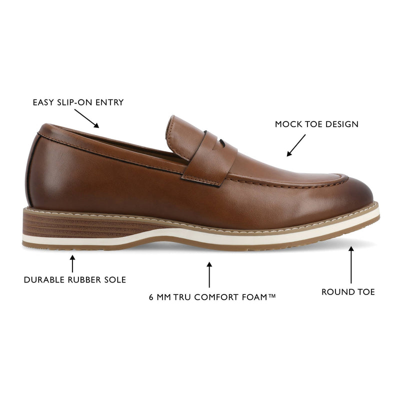 Vance Co. Kahlil Penny Loafer - Bundle Bus